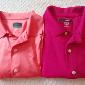 Mens Medium golf shirts